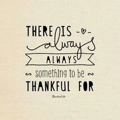 always thankful